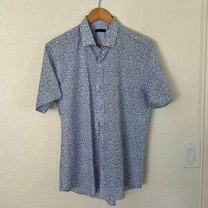 Zachary Prell men’s short sleeve floral, button-down size medium